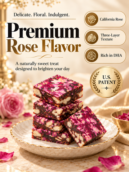 😋 Rose Walnut Fruit Bites ‖ Sweet Cravings Without Reaching For Candy-Skye