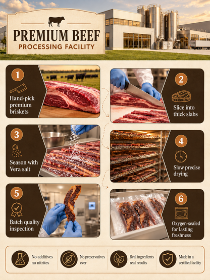 🥩 Beef Brisket Chunks - High-Protein Real Beef Snack-Skye