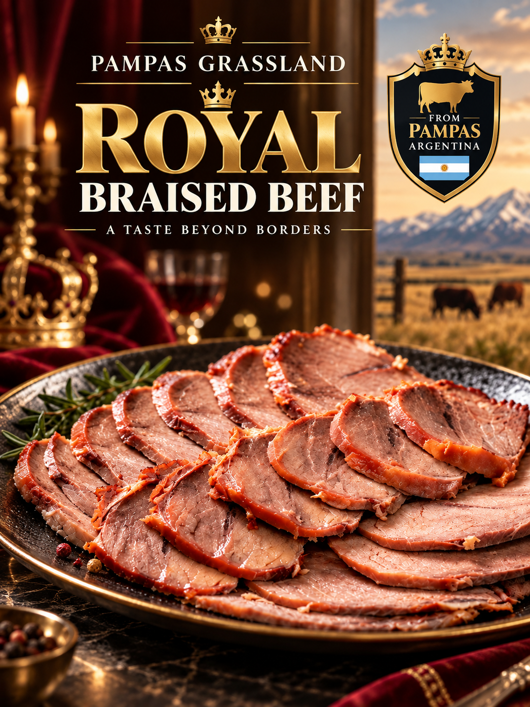 🥩 Pampas Royal Beef ‖ Rich, Tender & Protein-Packed Beef Snack-Skye